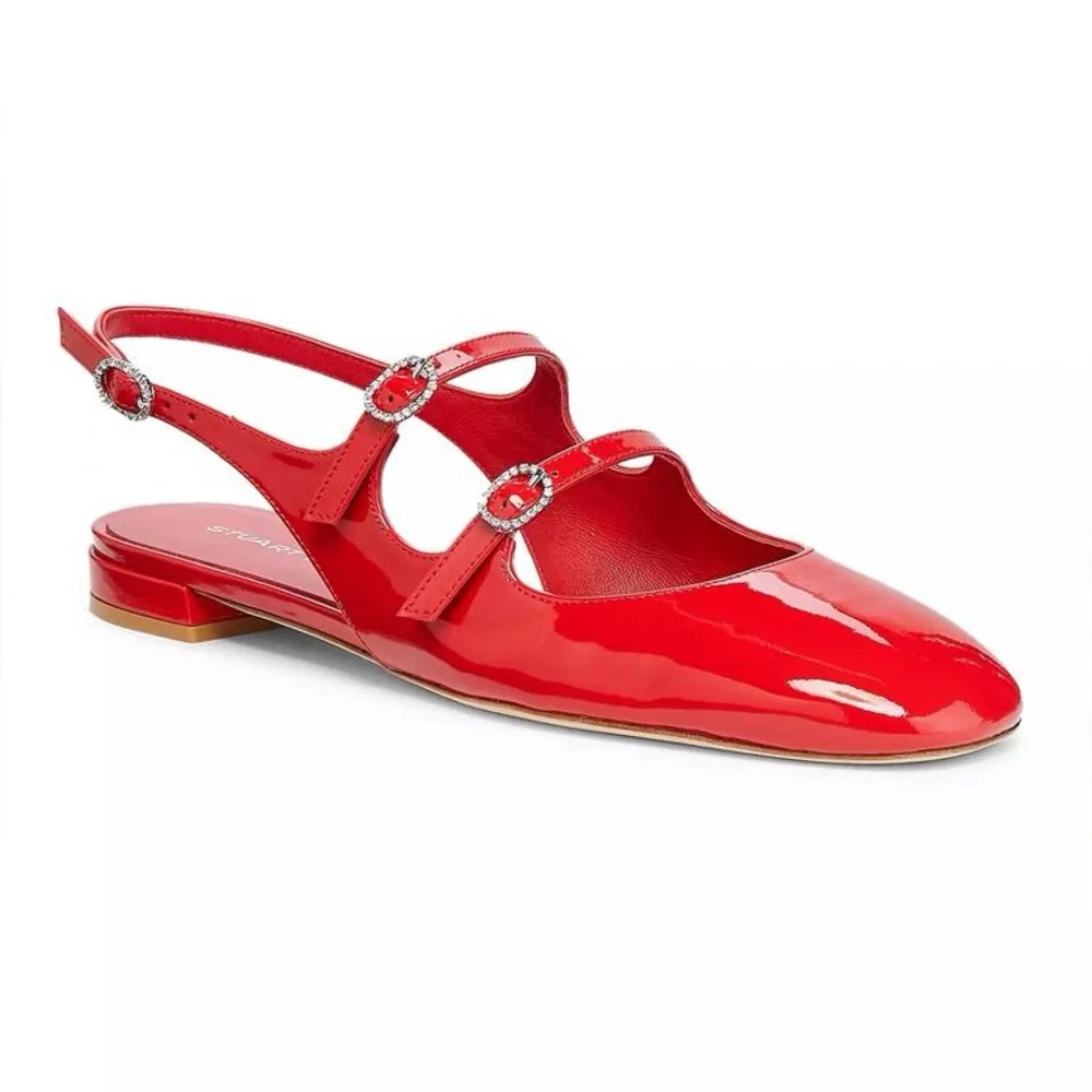 Stuart Weitzman Claris Mary Jane slingback shoe Size 6 - Picture 4 of 10